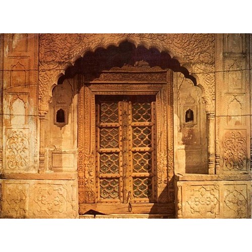 Entrance to a Palace from Rajasthan India